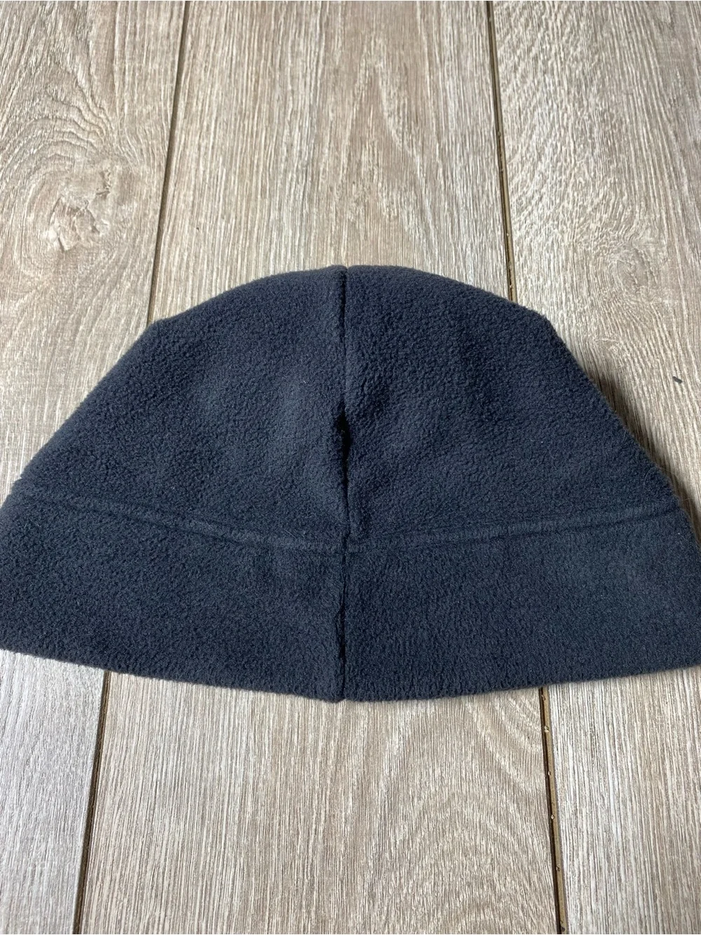 The North Face Kids Fleece Beanie Hat Black Youth Winter Skull Cap Embroidered